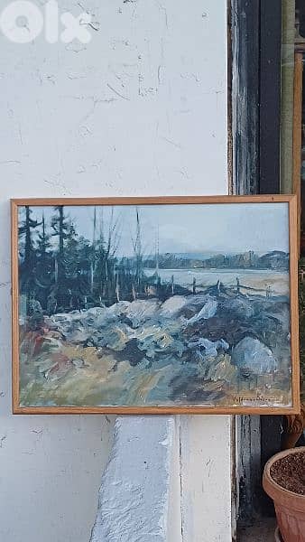 لوحة رسم زيتي 1