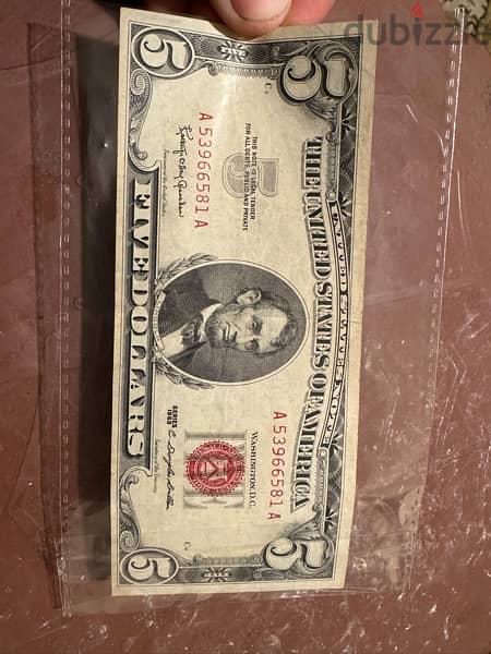 Old USD Banknotes 1$ / 2$ / 5$ 10