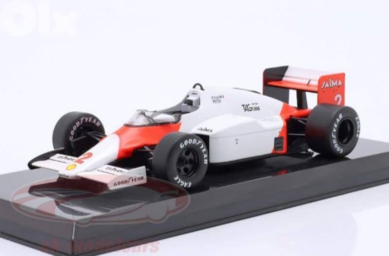 Mclaren MP4//2B (Alain Prost 1985) diecast car model 1;24. 0