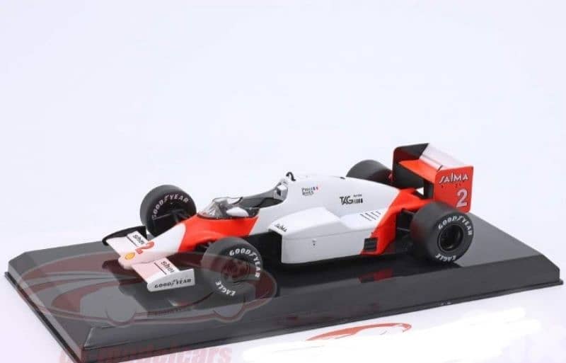 Mclaren MP4//2B (Alain Prost 1985) diecast car model 1;24. 1