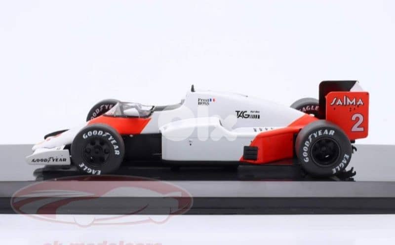 Mclaren MP4//2B (Alain Prost 1985) diecast car model 1;24. 2