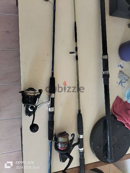 fishing tools barely used 3