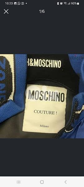 Moschino Biker Jacket - Originalline 400$ our price is 150$