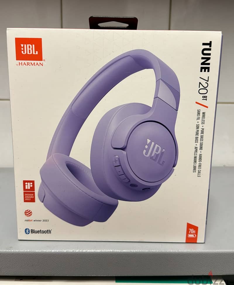 Jbl Tune 720bt purple 1