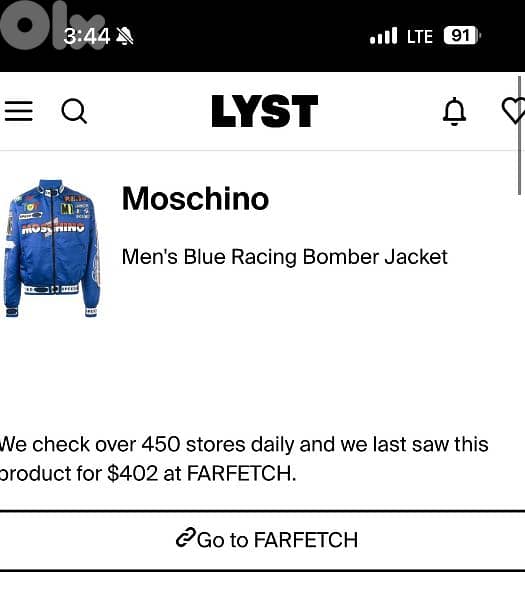 Moschino Biker Jacket - Originalline 400$ our price is 150$ 6