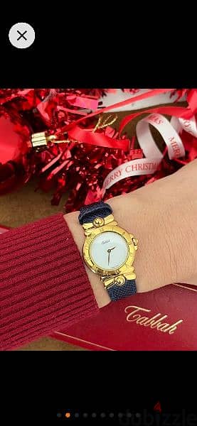 Vintage Tabbah Premiere Gold Plated Ladies Watch Original Box, Pouch & 1