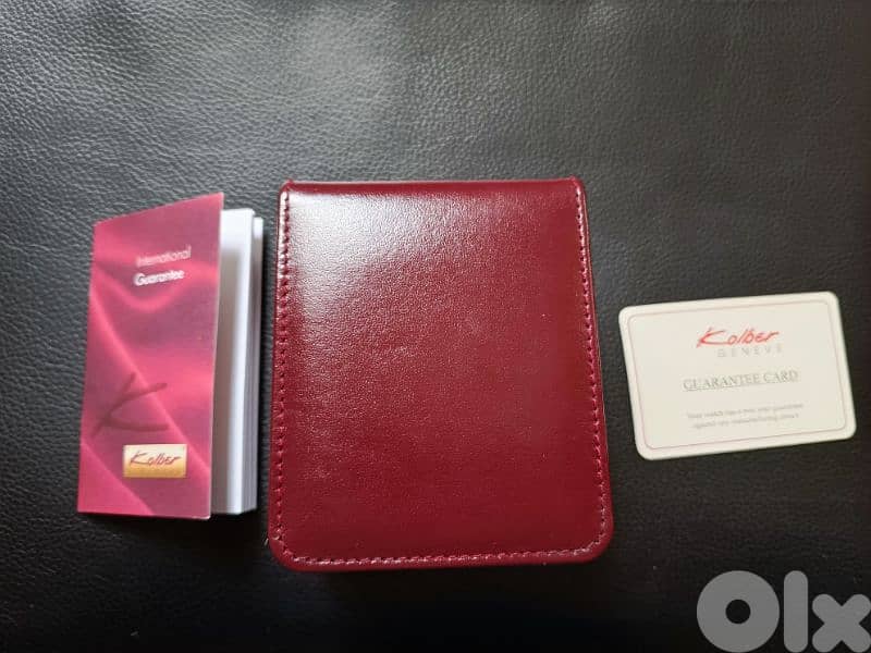 KOLBER GENEVE Sapphire  Luxury  Stainless Steel Quartz Watch 1