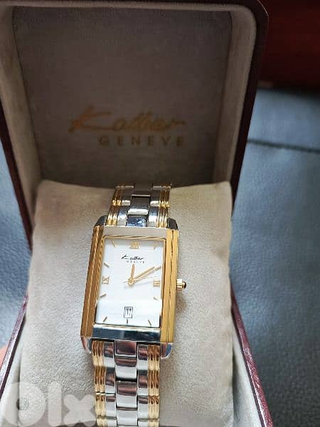 KOLBER GENEVE Sapphire  Luxury  Stainless Steel Quartz Watch 2