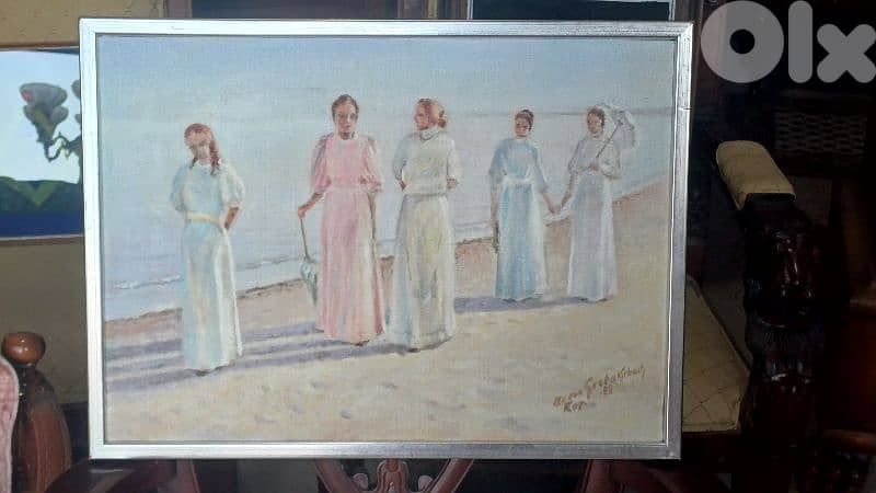 لوحة رسم زيتي 8