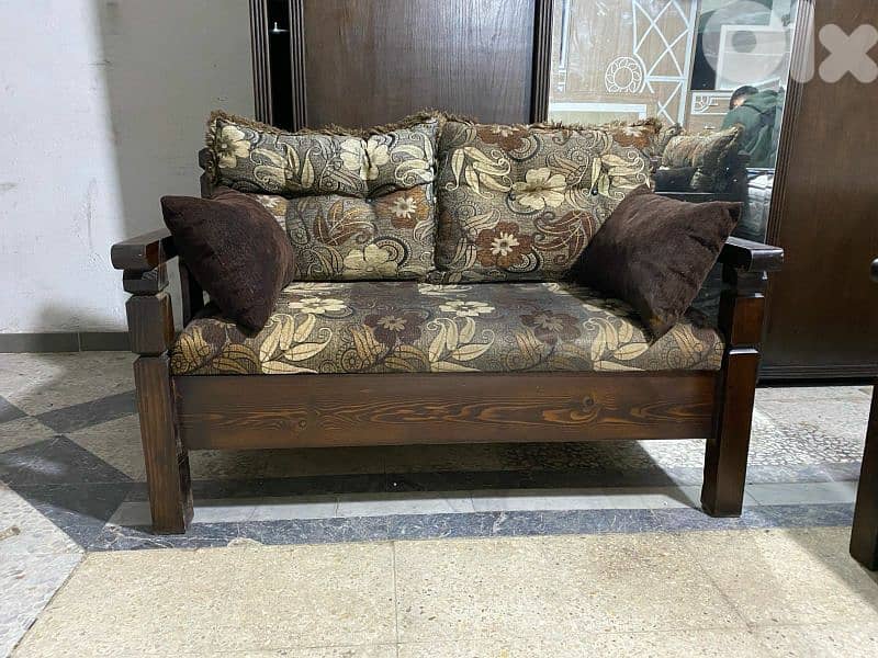 طقم كنبايات كتير مرتب خشب شوح بفتح صندوق 1