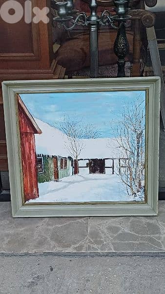 لوحة رسم زيتي 0