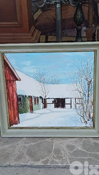 لوحة رسم زيتي 5