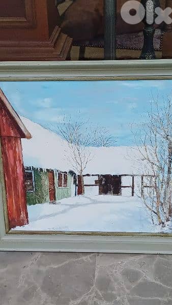 لوحة رسم زيتي 6