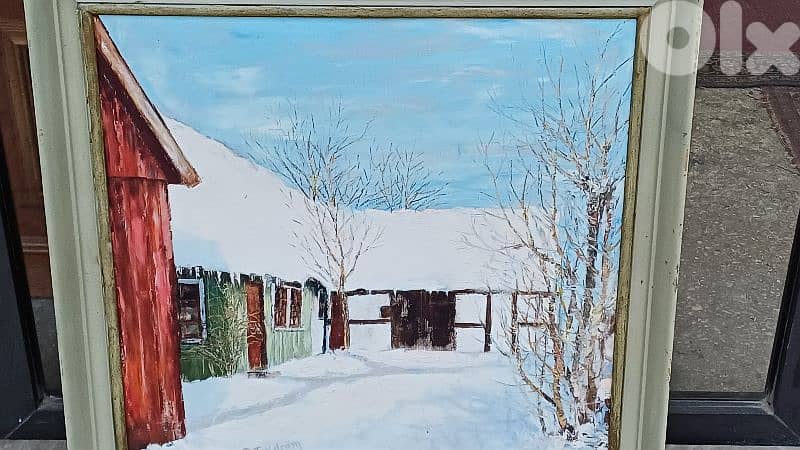 لوحة رسم زيتي 7