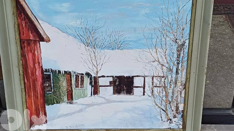 لوحة رسم زيتي 8