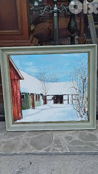 لوحة رسم زيتي 9