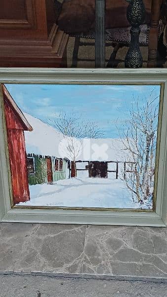 لوحة رسم زيتي 10