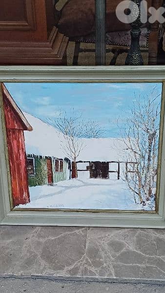 لوحة رسم زيتي 11