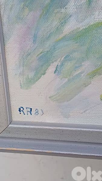 لوحة رسم زيتي 1