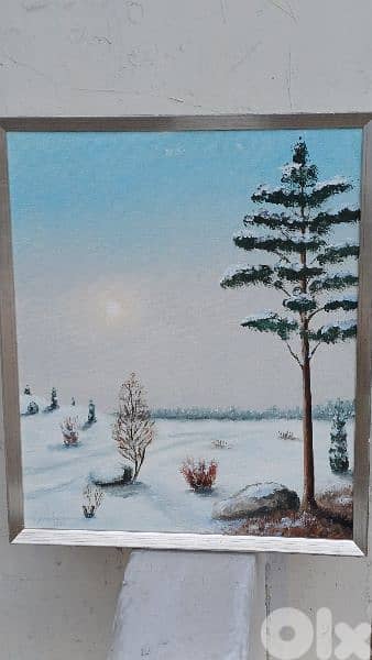 لوحة رسم زيتي 1