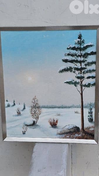 لوحة رسم زيتي 3