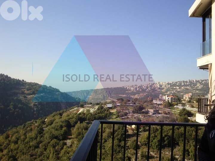 Fully Furnished 115m2 apartment for sale in Mayasse/5 min from Bikfaya 0