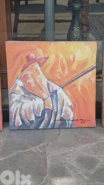 لوحات رسم زيتي اوروبيات 8