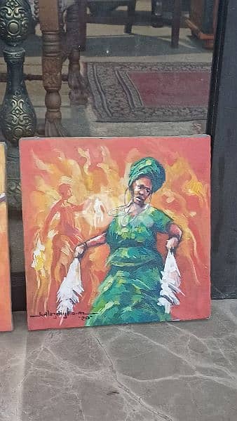 لوحات رسم زيتي اوروبيات 10