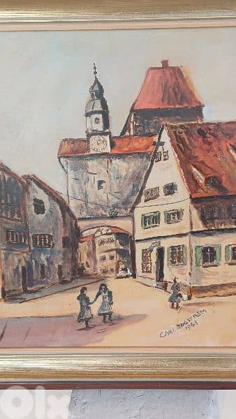 لوحة رسم زيتي 8
