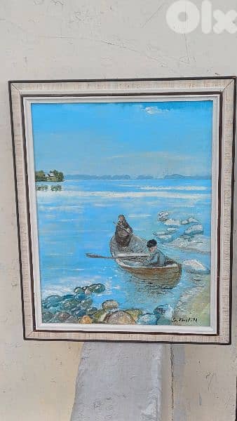 لوحة رسم زيتي 1