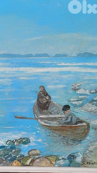 لوحة رسم زيتي اوروبية 2
