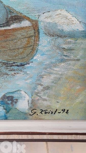لوحة رسم زيتي اوروبية 3