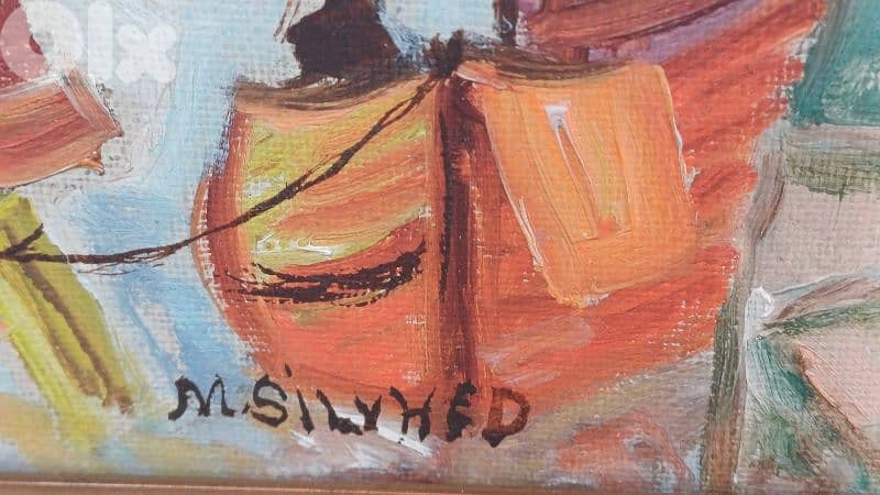 لوحة رسم زيتي 4