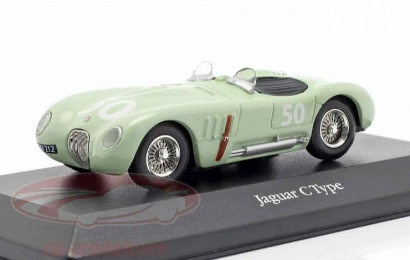 Jaguar C-Type 1952 diecast car model 1;43. 1