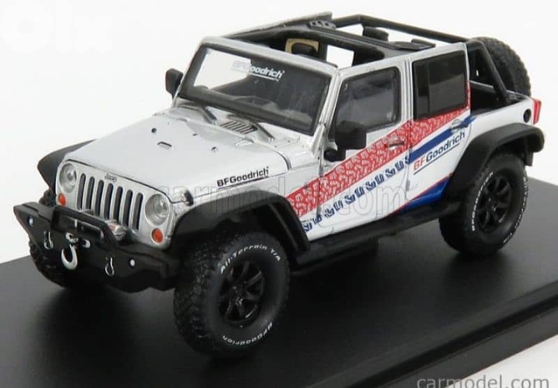 Wrangler Unlimited ( BF Goodrich 150th Anni) diecast car model 1;43. 2