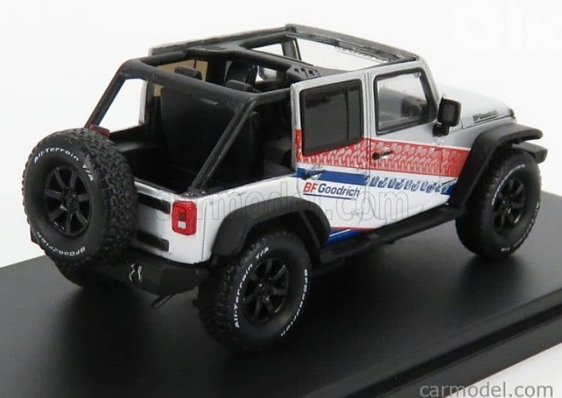 Wrangler Unlimited ( BF Goodrich 150th Anni) diecast car model 1;43. 7