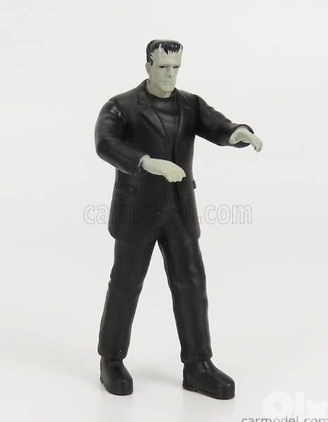 Chevy Suburban '57 (With Frankenstein figure) diecast car model 1;24 5