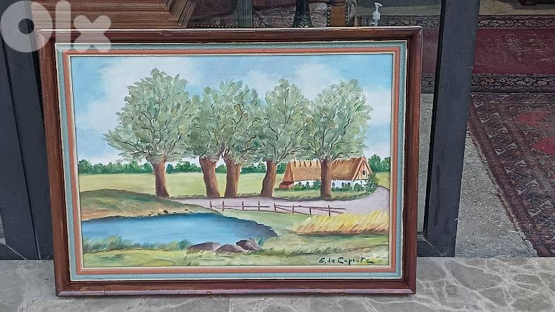 لوحة رسم زيتي 1