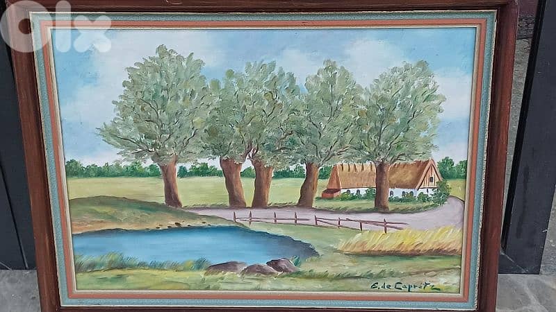 لوحة رسم زيتي 4