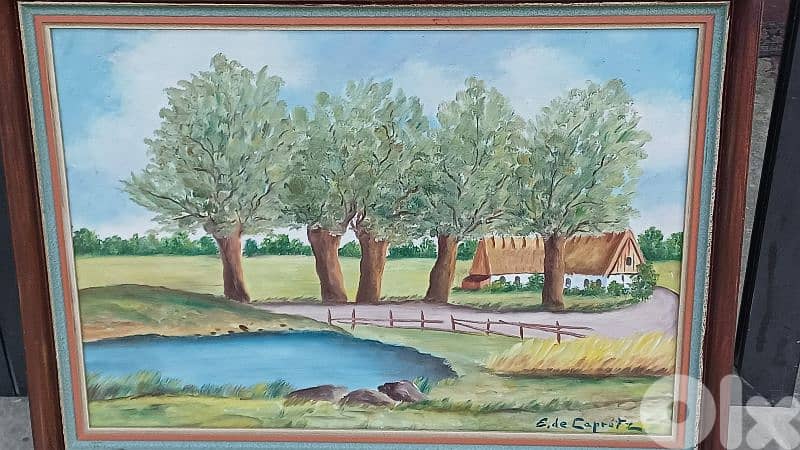 لوحة رسم زيتي 5