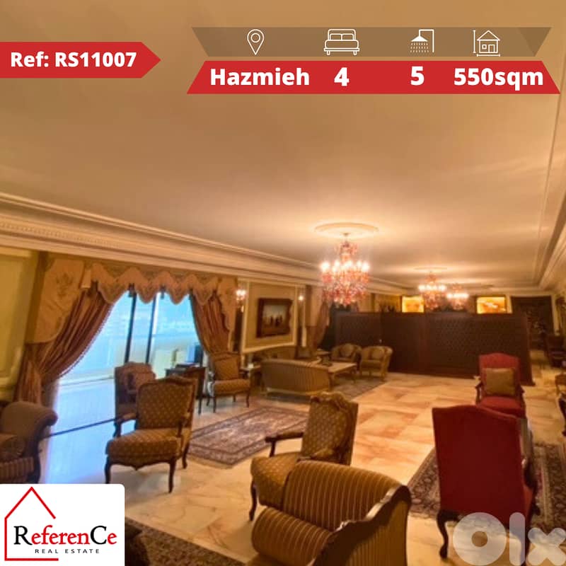 Deluxe furnished apartment for sale in Hazmiyeh شقة مفروشة في الحازمية 0