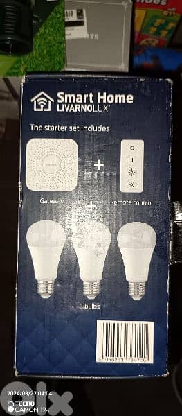 Smart lighting starter kit gateway Livarno 1