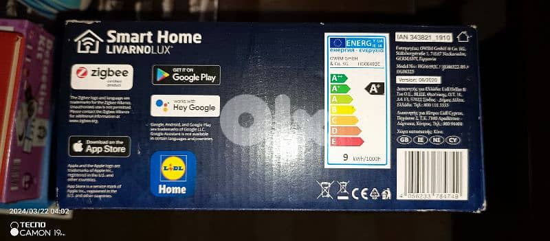 Smart lighting starter kit gateway Livarno 4