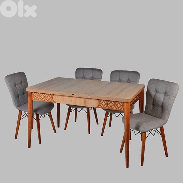 طاولة سفرة تركيا 6 كراسي جديدة بافضل الاسعار من المعمل 0