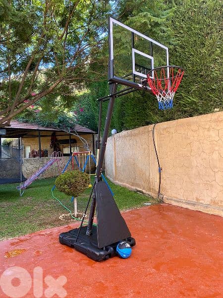 movable hoop basketball 0