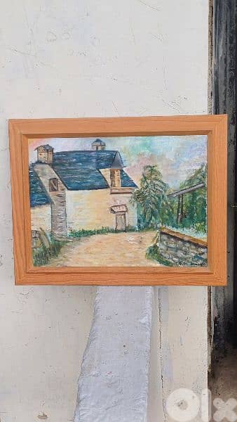 لوحة رسم زيتي 1