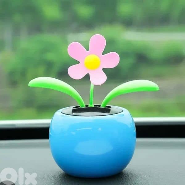 cute solar power swinging toys 0