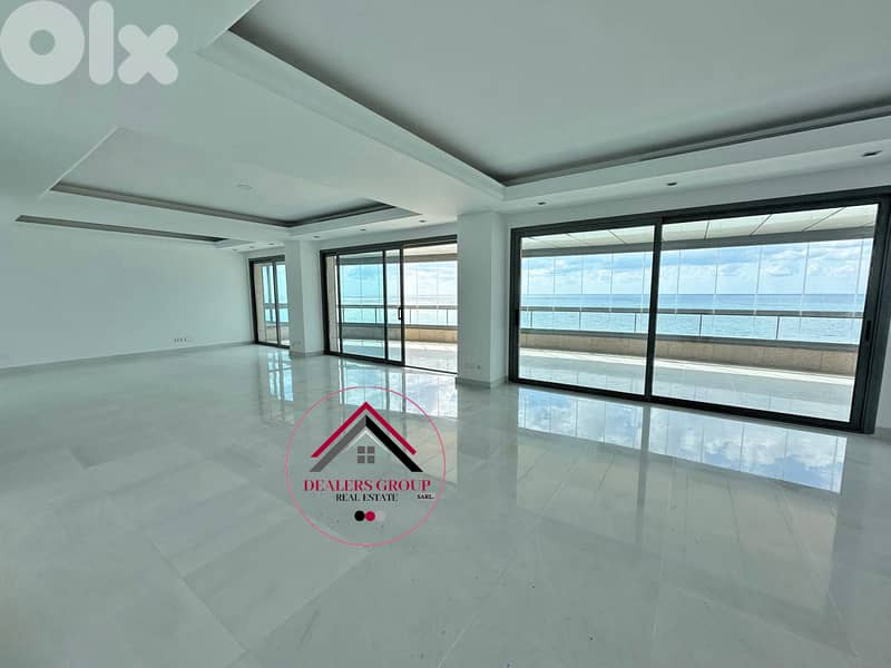 Sea View Apartment For Sale in Ramlet El Bayda for Spectacular Sunset 0