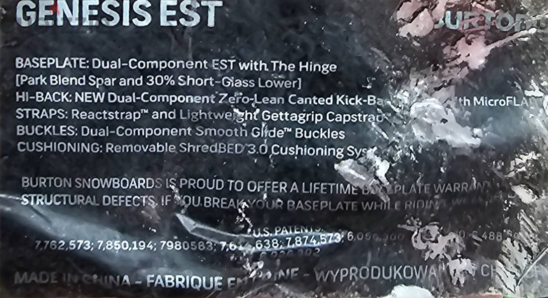 Burton Genesis EST Bindings ( Fixation ) 3