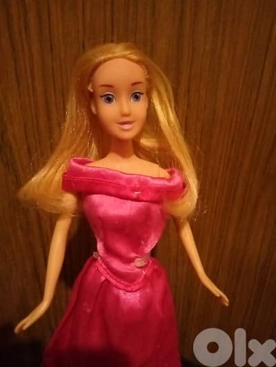 Princess AURORA SLEEPING BEAUTY Good Disney- SIMBA doll+Crown+Shoes=22
